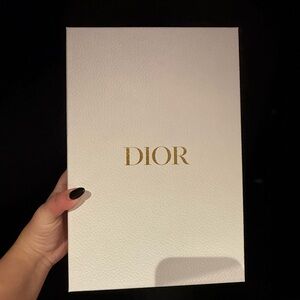 Dior Luxurious White Box with Gold Logo